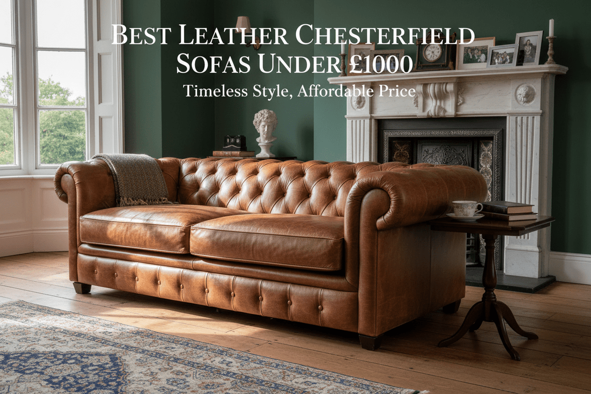 Best Leather Chesterfield Sofas Under £1000 - Kukuu Sofa