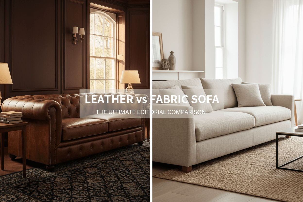 Leather vs Fabric Sofa: What UK Shoppers Really Say (2026 Survey Insights) - Kukuu Sofa