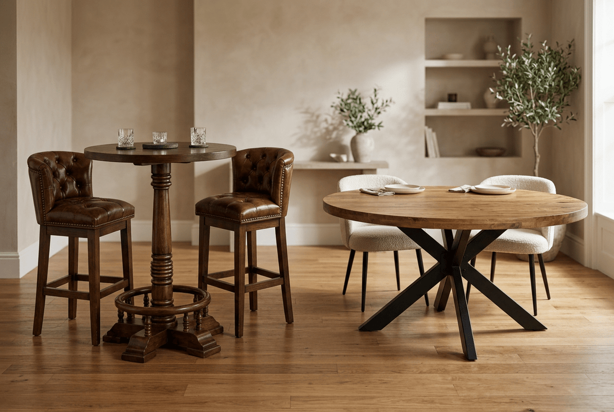 What's a Standard Bar Table and How Is It Different From a Dining Table? - Kukuu Sofa