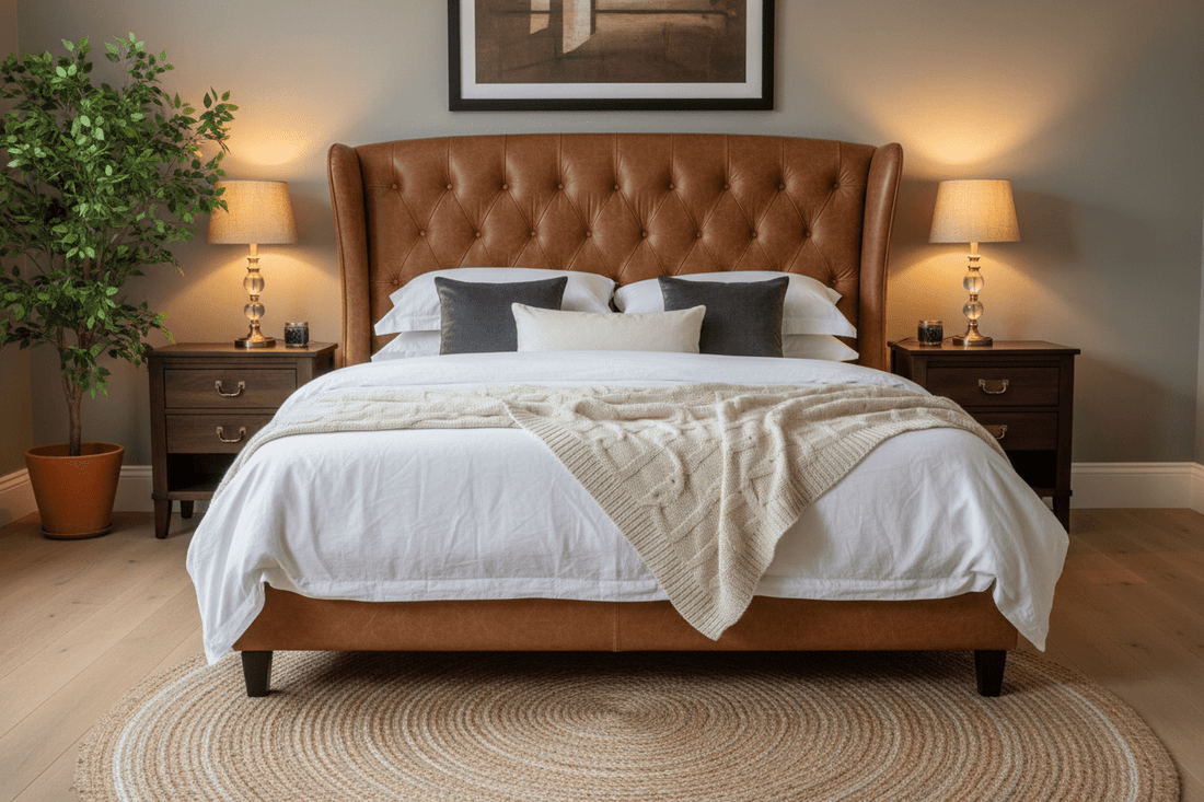 How to Choose the Right Leather Headboard for Your Bed - Kukuu Sofa