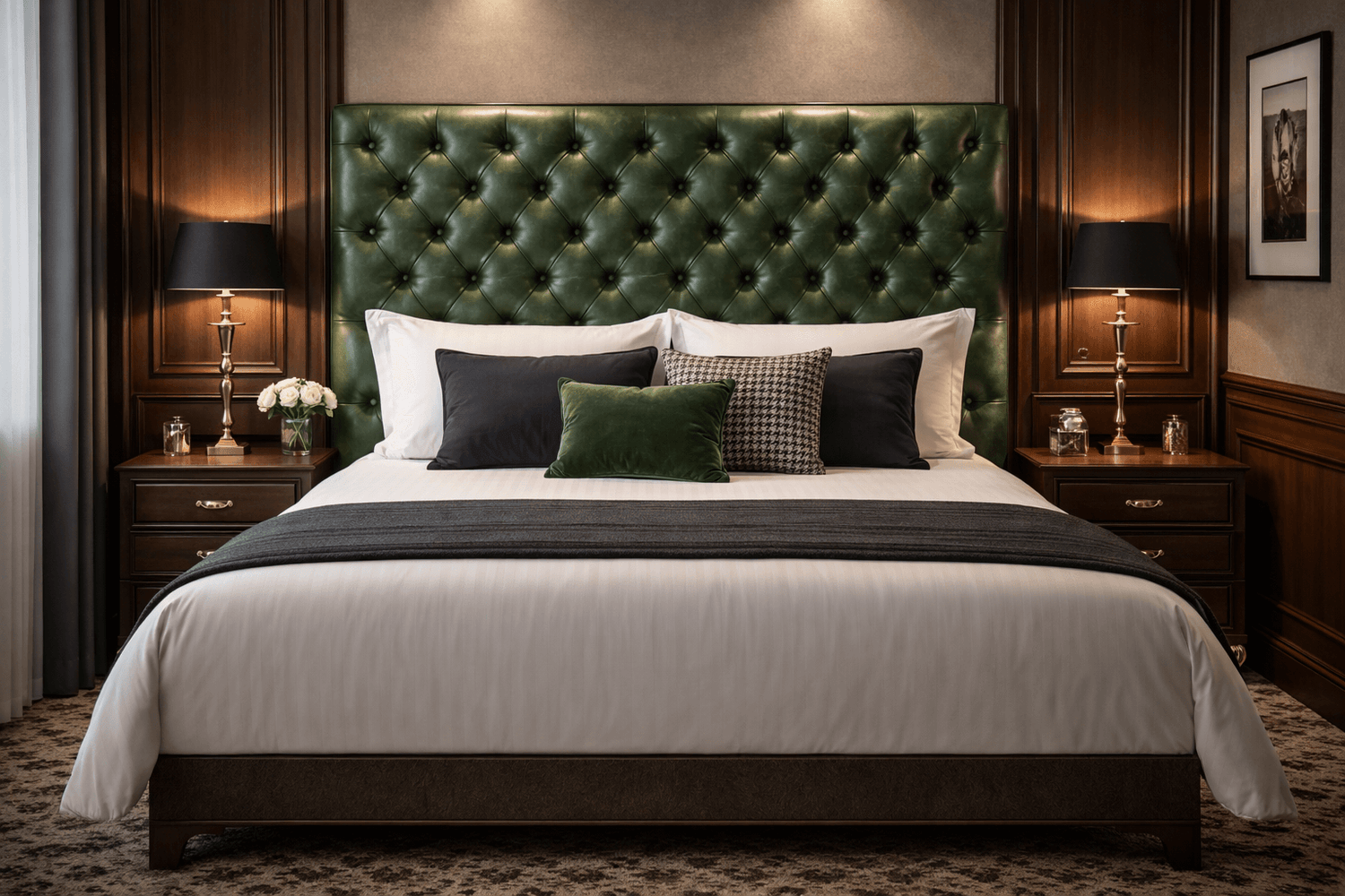 How to Create a Boutique Hotel Feel at Home Using Leather Headboards | Luxury Bedroom Styling Guide - Kukuu Sofa
