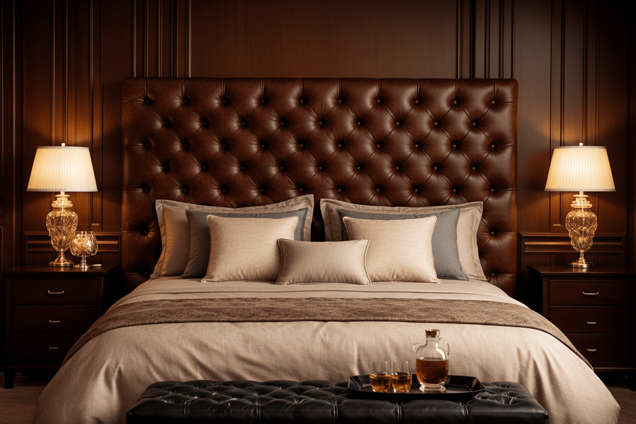Leather Headboard Pros and Cons - Kukuu Sofa