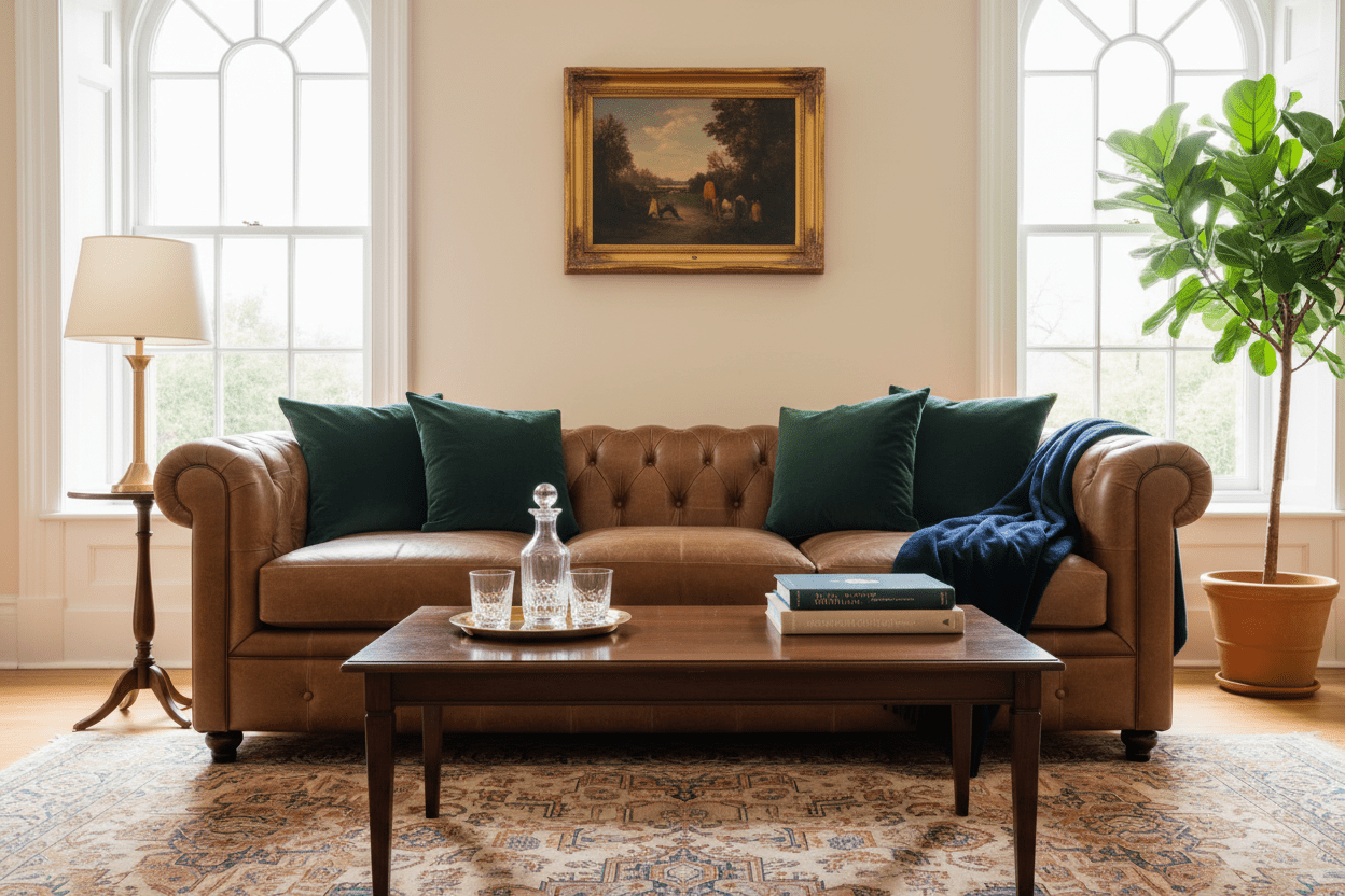 What Color Goes With a Cognac Leather Sofa? - Kukuu Sofa