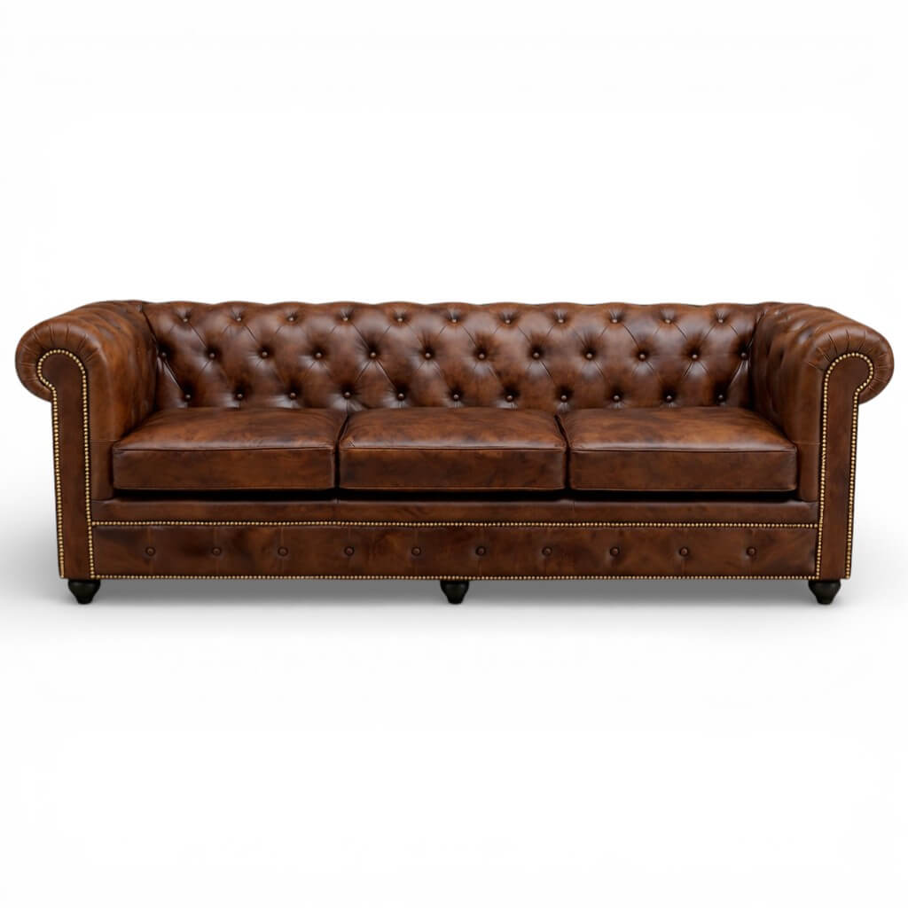 3 Seater Leather Sofas – Kukuu Sofa