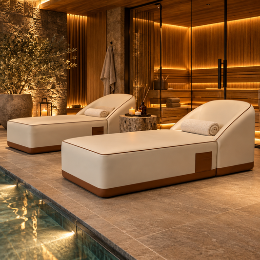 Monaco Luxury Outdoor Daybed – Poolside, Spa & Yacht Sun Lounger