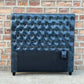 Kingsford Collection - Charcoal Black Top Grain Buffalo Leather Headboard - Kukuu Sofa