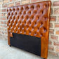 Kingsford Collection – Cognac Brown Top Grain Buffalo Leather Headboard - Kukuu Sofa