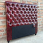 Kingsford Collection – Deep Burgundy Red Top Grain Buffalo Leather Headboard - Kukuu Sofa