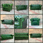 Kingsford Collection - Emerald Green Top Grain Buffalo Leather Chesterfield sofa - Kukuu Sofa