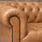 Kingsford - Natural Tan Top Grain Buffalo Leather Chesterfield sofa - Kukuu Sofa