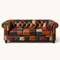 Kingsford – Patchwork Special Edition Top Grain Buffalo Leather Sofa - Kukuu Sofa