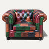 Kingsford – Patchwork Special Edition Top Grain Buffalo Leather Sofa - Kukuu Sofa