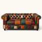 Kingsford – Patchwork Special Edition Top Grain Buffalo Leather Sofa - Kukuu Sofa