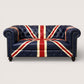 Kingsford – Union Jack Special Edition Hand Painted Top Grain Buffalo Leather Sofa - Kukuu Sofa