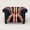 Kingsford – Union Jack Special Edition Hand Painted Top Grain Buffalo Leather Sofa - Kukuu Sofa