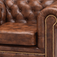 Kingsford - Vintage Brown Top Grain Buffalo Leather Chesterfield sofa - Kukuu Sofa