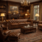 Kingsford - Vintage Brown Top Grain Buffalo Leather Chesterfield sofa - Kukuu Sofa