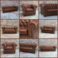 Kingsford - Vintage Brown Top Grain Buffalo Leather Chesterfield sofa - Kukuu Sofa
