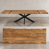 KUKUU Extend-It! – Solid Mango Wood Extending Dining Table 200–300cm - Kukuu Sofa