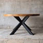 KUKUU Extend-It! – Solid Mango Wood Round Extending Dining Table - Kukuu Sofa