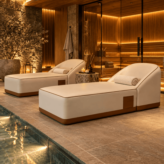 Monaco Luxury Outdoor Daybed – Poolside, Spa & Yacht Sun Lounger - Kukuu Sofa
