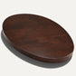 Windsor Traditional Round Wooden Bar & Pub Poseur Table – Dark Brown - Kukuu Sofa